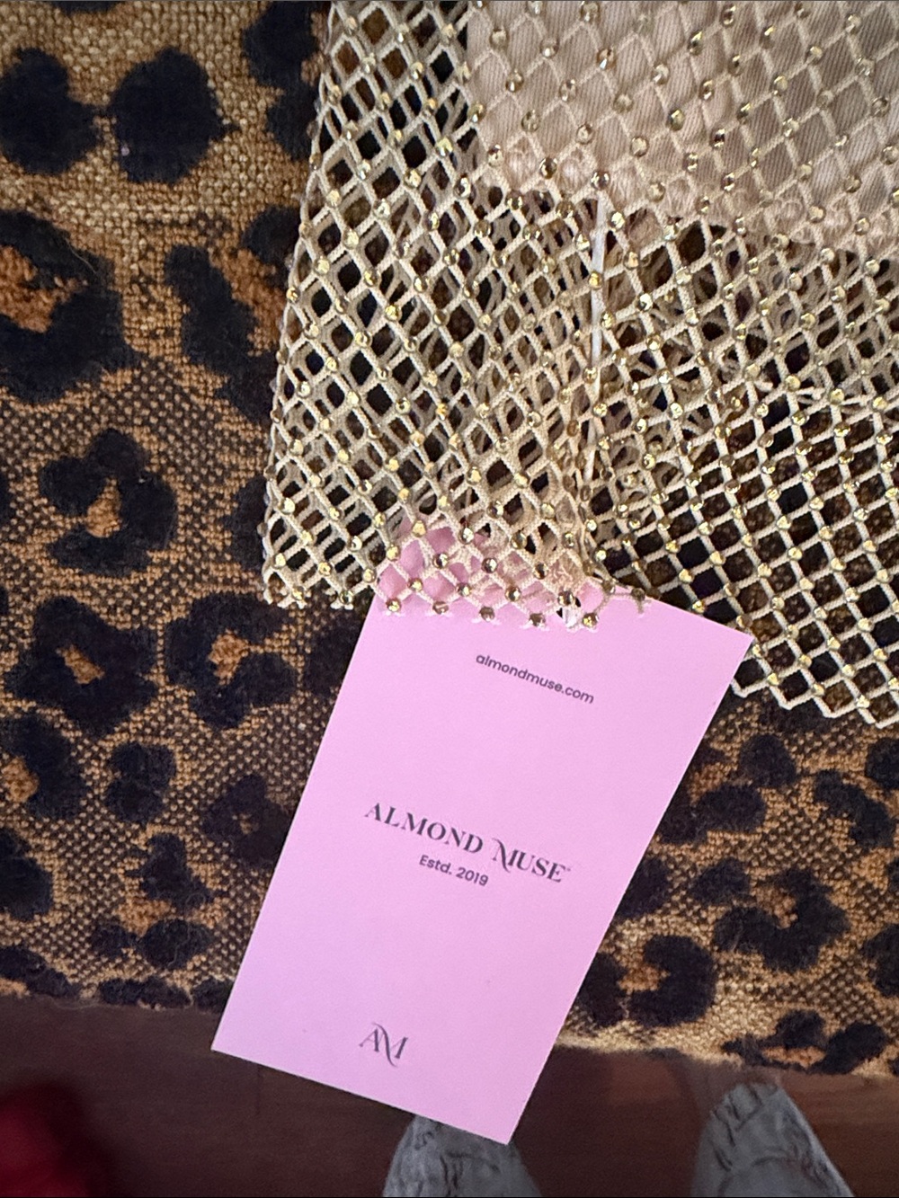 NWT ALMOND MUSE MINI DRESS GOLD MESH OVERLAY💋SHOP CLOSING💋